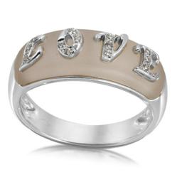 white gold ring